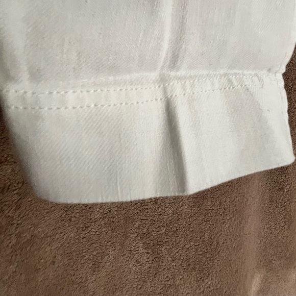 Linen and Cotton White Pants - Picture 12 of 16